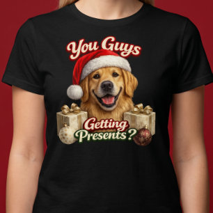 T-shirt Vous Recevez des Cadeaux les Gars? Drôle de Noël C