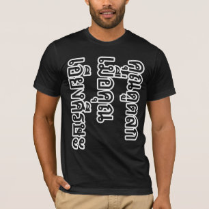 T-shirt Vous regardez drôle avec vous principal tourné e