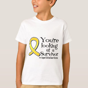 T-shirt Vous regardez un survivant de Cancer d'enfance