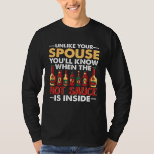 T-shirt Vous saurez quand la sauce chili chaude sera à l'i