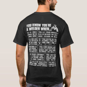 T-shirt Vous Savez Que Vous Êtes Un Soudeur, Un Soudeur,