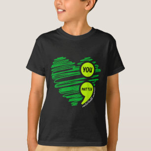 T-shirt Vous Sensibilisation à la santé mentale Vert Préve