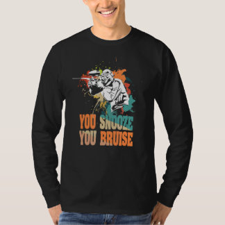 T-shirt Vous Snooze Vous Bruit Citation Pour Un Paintball