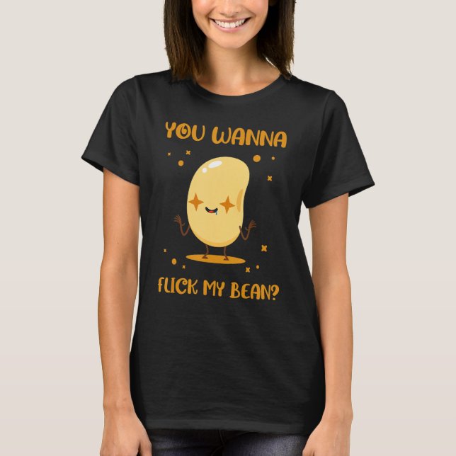 T-shirt Vous Voulez Flickr Mes haricots Pois comestibles (Devant)