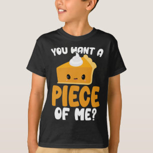 T-shirt Vous Voulez Un Morceau De Moi Citrouille Kawaii Pi