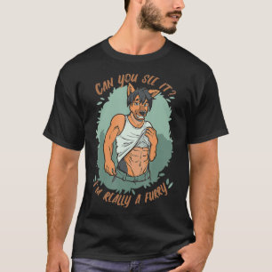 T-shirt Vous voyez, je suis vraiment un chiot Furry Sey Fu