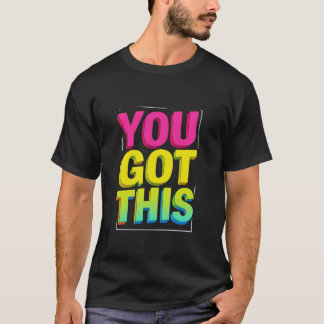 T-shirt Vous y Arrivez Typographie Motivationnelle