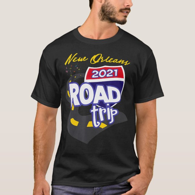 T-shirt Voyage 2021 sur la Nouvelle-Orléans (Devant)
