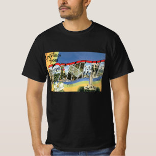 T-shirt Voyage à l'ancienne, Salutations de la côte du gol
