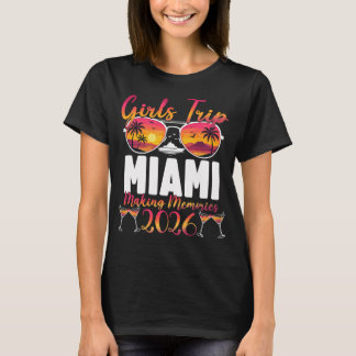 T-shirt Voyage à Miami 2026 entre filles