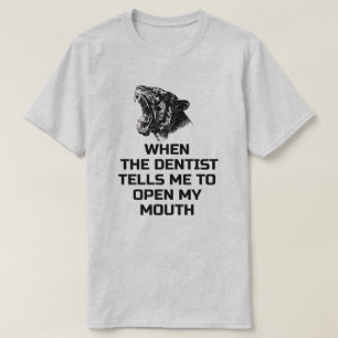 T-shirt Voyage amusant chez le dentiste