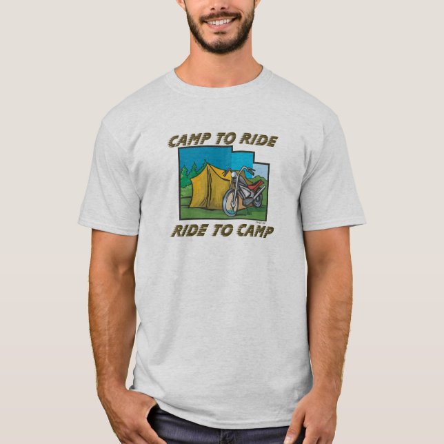 T-shirt Voyage au camp (Devant)