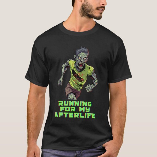 T-shirt Voyage au-delà de courir pour mon expérience de l' (Devant)
