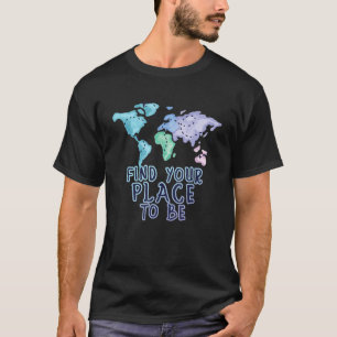 T-shirt Voyage Backpacking Culture Pays Religion Wand