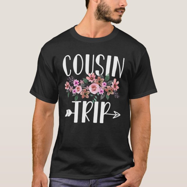 T-shirt Voyage Cousin Ts Pour Les Cadeaux De Réunion Cousi (Devant)