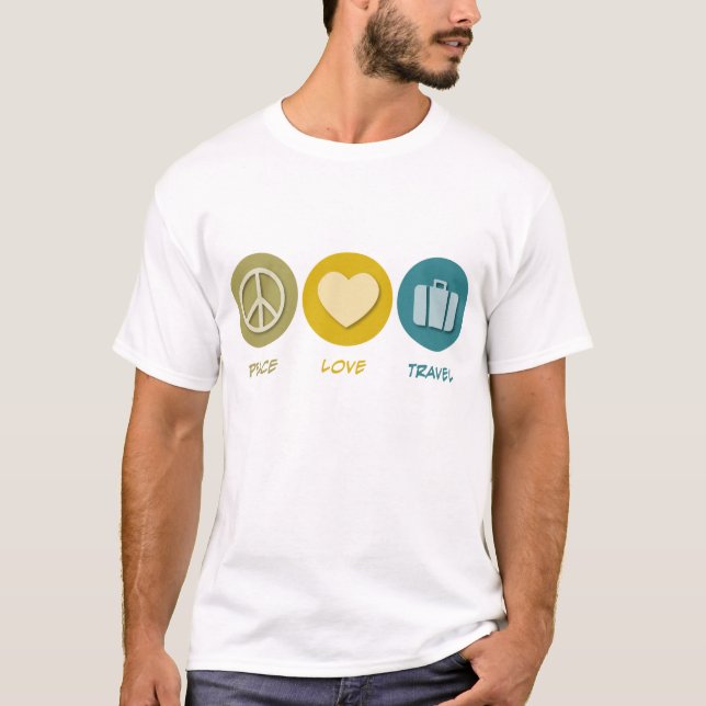 T-shirt Voyage d'amour de paix (Devant)