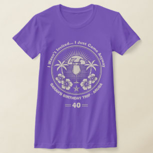 T-shirt Voyage d'anniversaire Vintage sur mesure