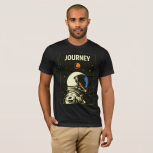 T-shirt Voyage d'astronaute rétro - Explorez en st