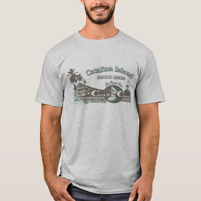T-Shirt Voyage de Catalina Island California Beach (Devant)