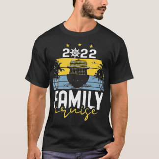 T-shirt Voyage de croisière de croisière en famille 2022