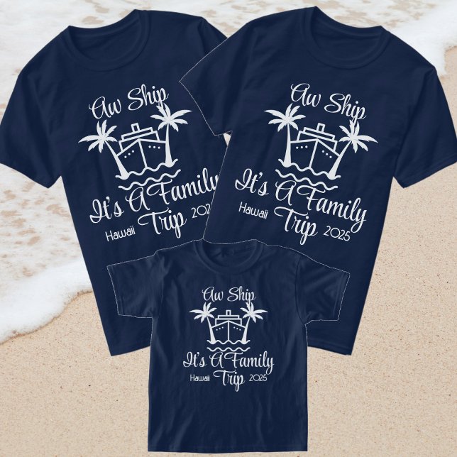 T-shirt Voyage De Croisière Familiale 2025 Voyage De Vacan (Créateur téléchargé)