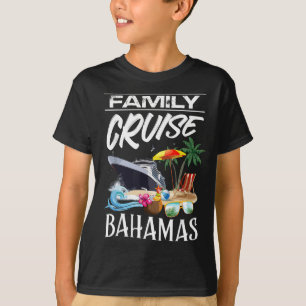 T-shirt Voyage de croisière famille Bahamas