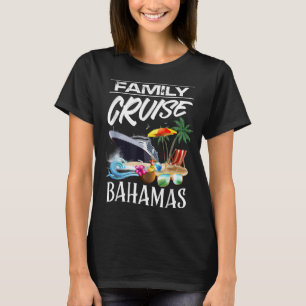 T-shirt Voyage de croisière famille Bahamas