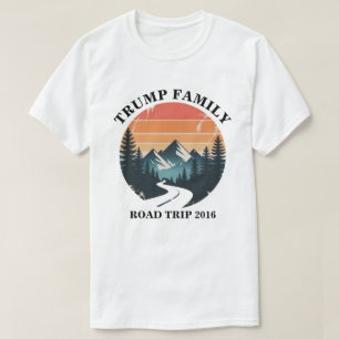 T-shirt Voyage de Famille Personnalisé Soleil Rétro Montag