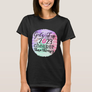 T-shirt Voyage de fille 2023 est moins cher que la thérapi