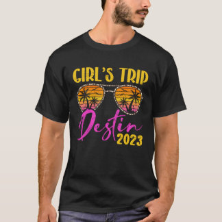 T-shirt Voyage de fille à Destin Floride 2023 Enterrement