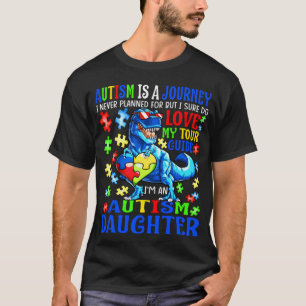 T-shirt Voyage de fille autiste Citation Sensibilisation à
