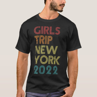 T-shirt Voyage de filles 2022 New York Vacation Correspond