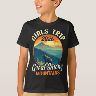 T-shirt Voyage de filles 2026 parc national des grandes mo