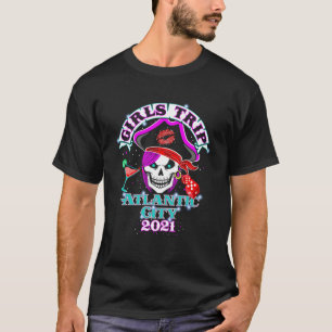 T-shirt Voyage de filles à Atlantic City 2021 Enterrement