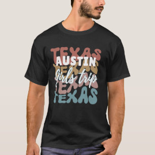 T-shirt Voyage de filles à Austin Texas 2025 Groupe corres