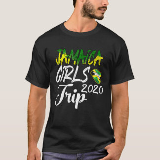 T-shirt voyage de filles à la Jamaïque 2020 pour femmes en