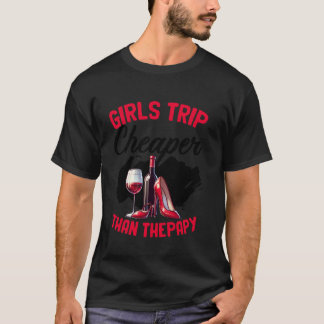 T-shirt Voyage de filles drôle Enterrement de vie de jeune