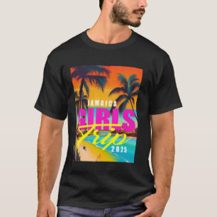 T-shirt Voyage de filles en Jamaïque 2025