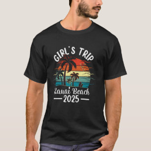 T-shirt Voyage de filles en vacances d'été 2025 Hawaii Kau