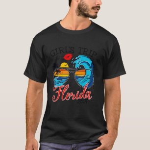 T-shirt Voyage de filles Floride 2024 Plage Femmes Weekend