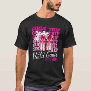 T-shirt Voyage de filles Punta Cana 2023 Womens Week-end v