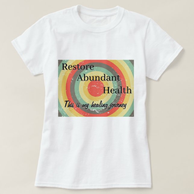 T-shirt Voyage de guérison (Design devant)
