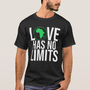 T-shirt Voyage de mission  L'amour n'a pas de limites Chré