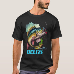 T-shirt Voyage de pêche au Belize Pêcheur Poisson Souvenir