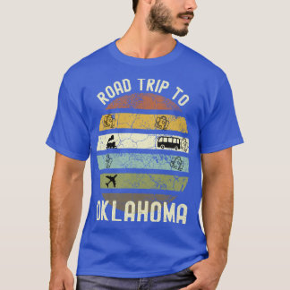 T-shirt Voyage De Route Vers Oklahoma Famille Voyage Vers 