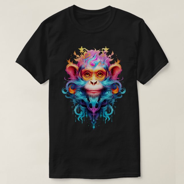 T-shirt Voyage de singe (Design devant)
