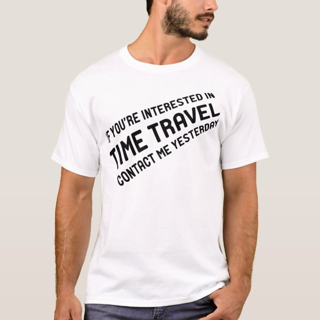 T-shirt Voyage de temps (Devant)