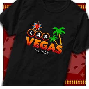T-shirt Voyage de vacances en famille Souvenir Las Vegas V