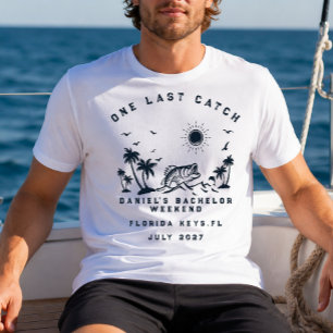 T-shirt Voyage de week-end sur le thème de la pêche pour e