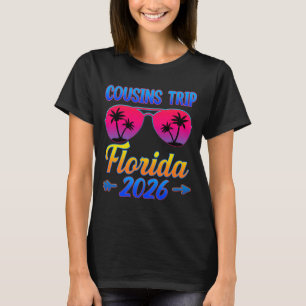 T-shirt Voyage des cousins en Floride 2026 Week-end des co